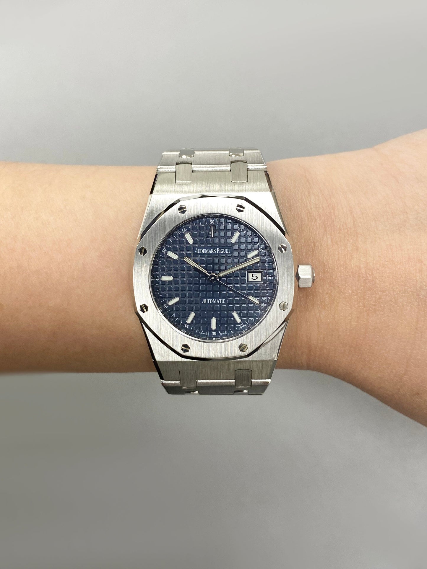Audemars Piguet 15000ST Blue Dial Stainless Steel Watchv