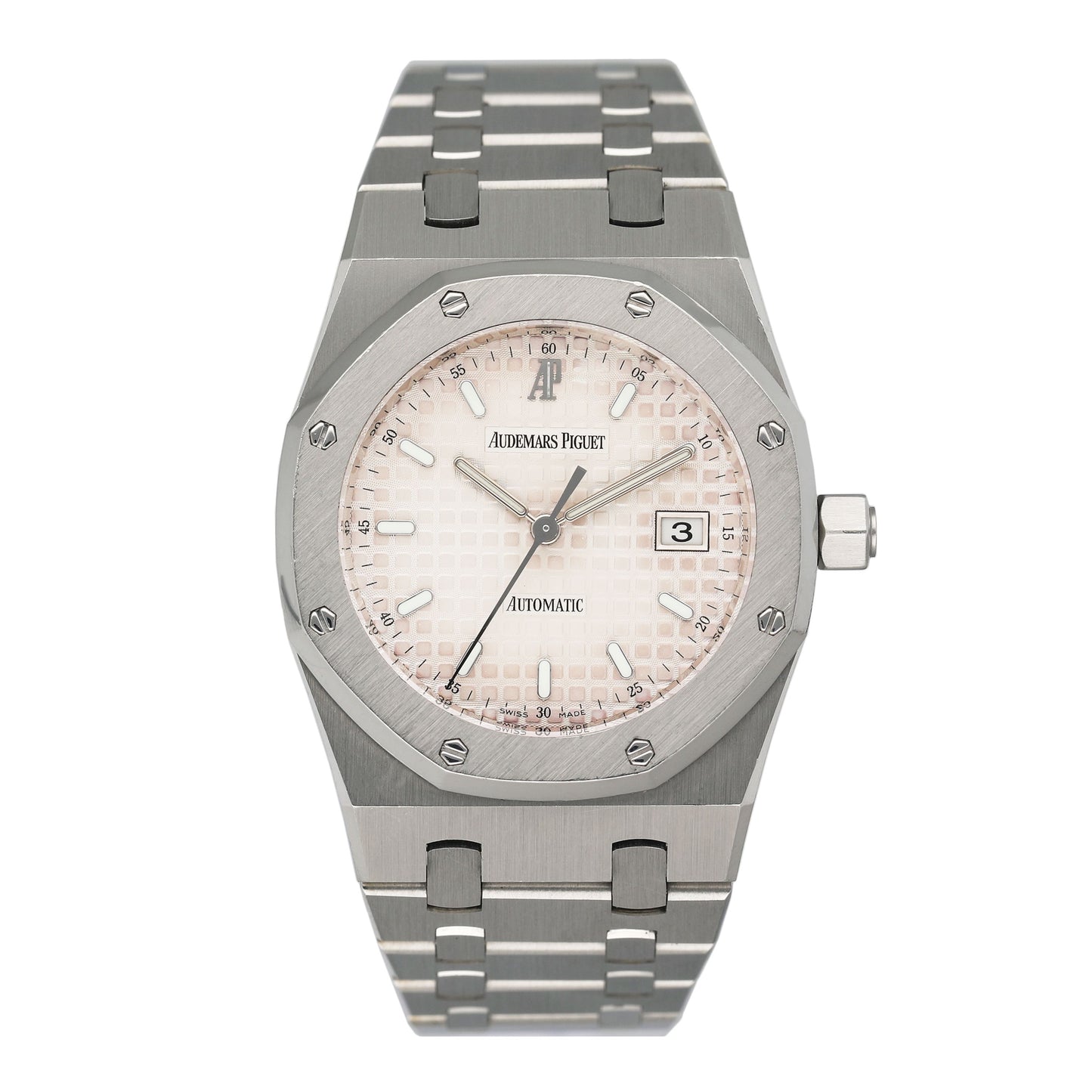 Audemars Piguet 15000ST White Dial Stainless Steel Ladies Watch With Papers