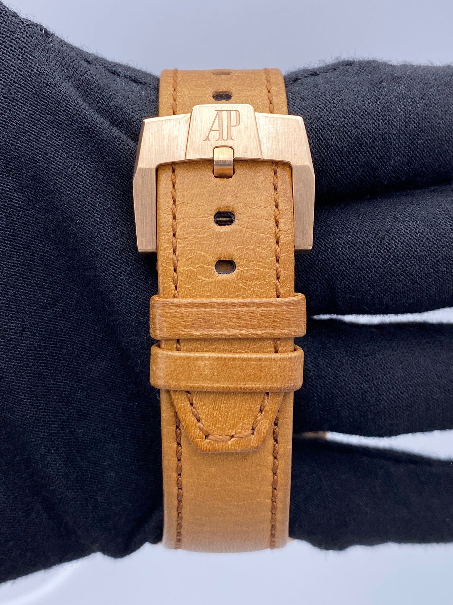 Audemars Piguet Code 11.59 15210OR White Dial Rose Gold Mens Watch Box Papers - Watches
