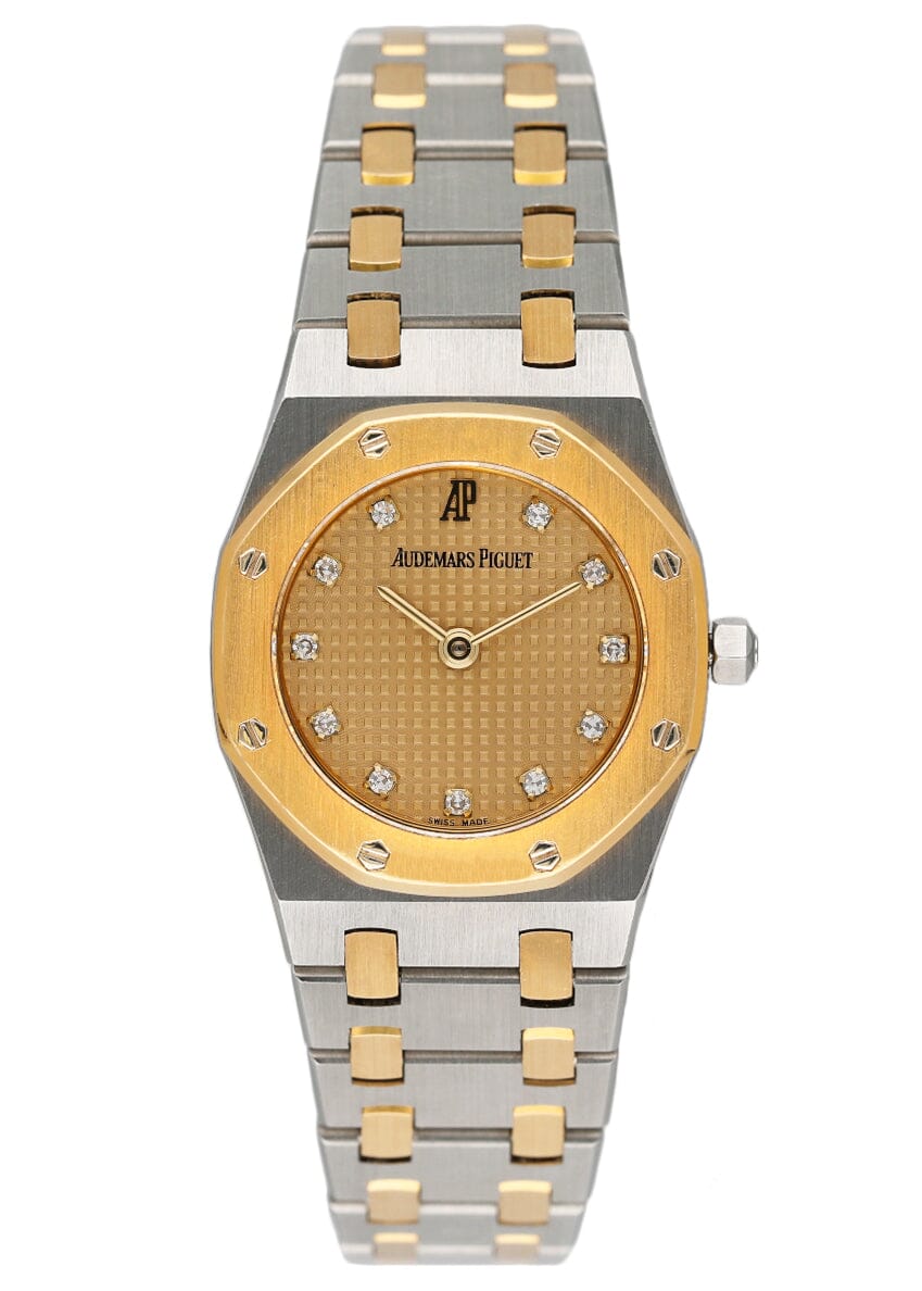 Audemars Piguet Royal Diamond Champagne Dial Two-Tone Ladies Watch - Virtual