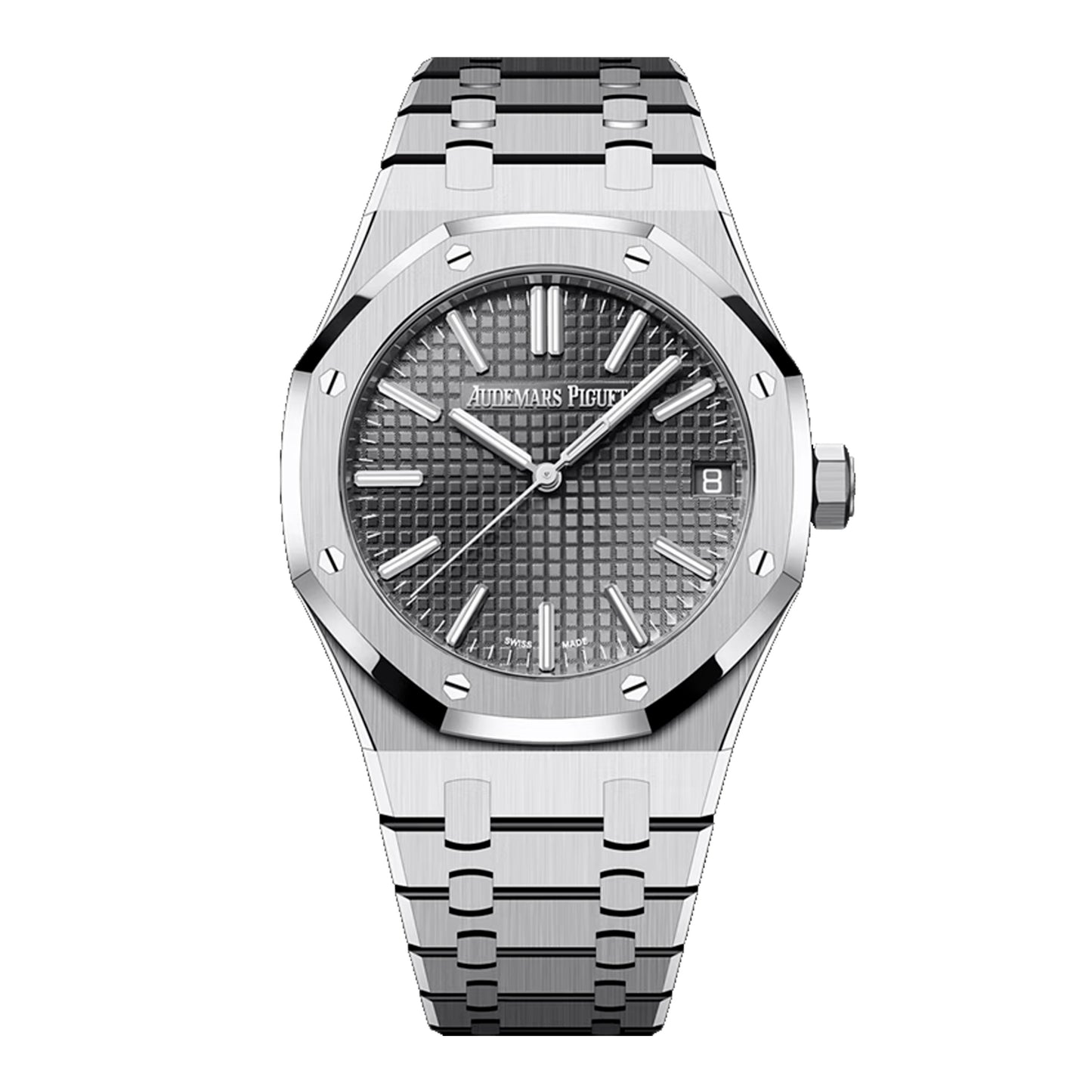 Audemars Piguet Royal Oak 15510T Grey Dial Mens Watch Box Papers
