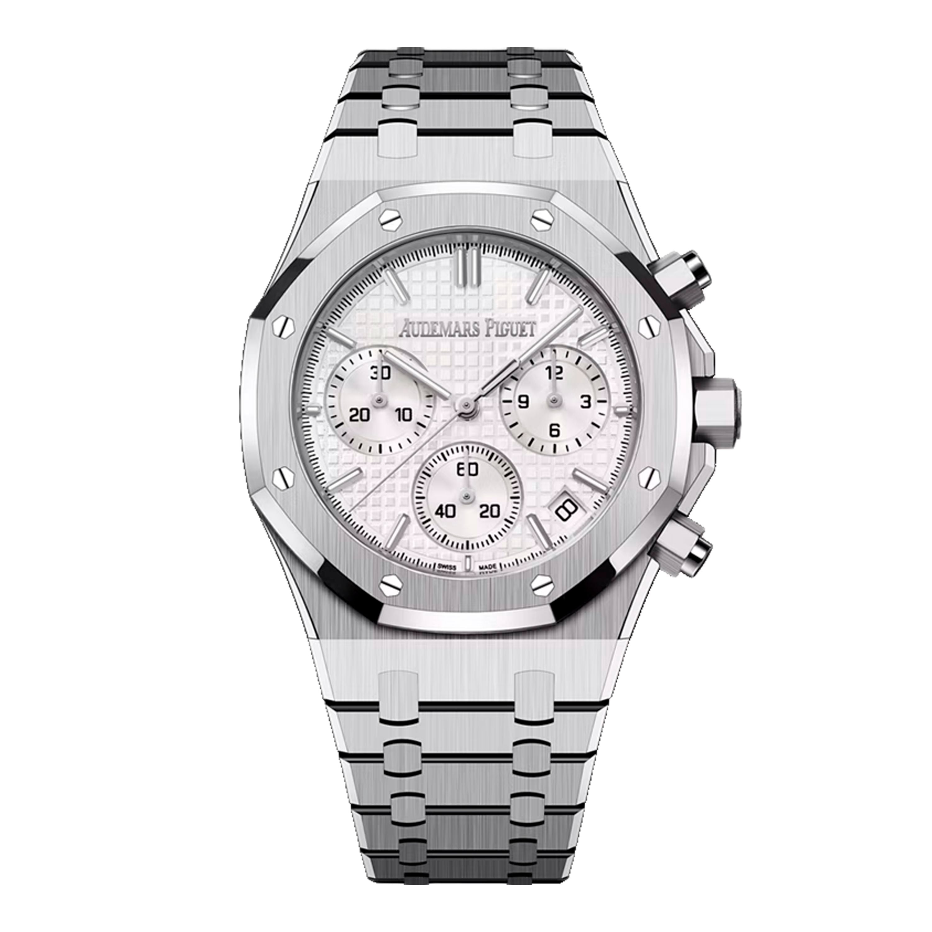 Audemars Piguet Royal Oak 26240ST Silver Dial 50th – Phigora
