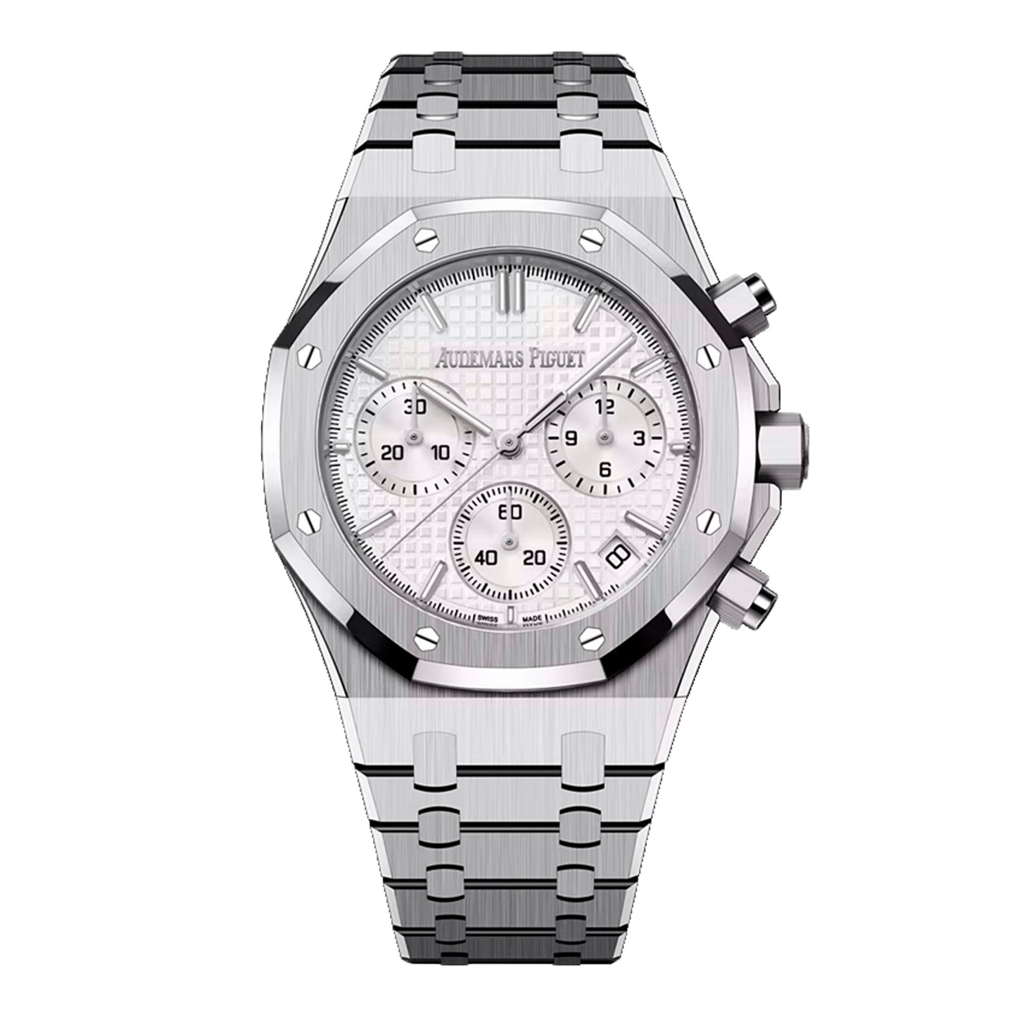 Audemars Piguet Royal Oak 26240ST Silver Dial 50th Anniversary Box Papers