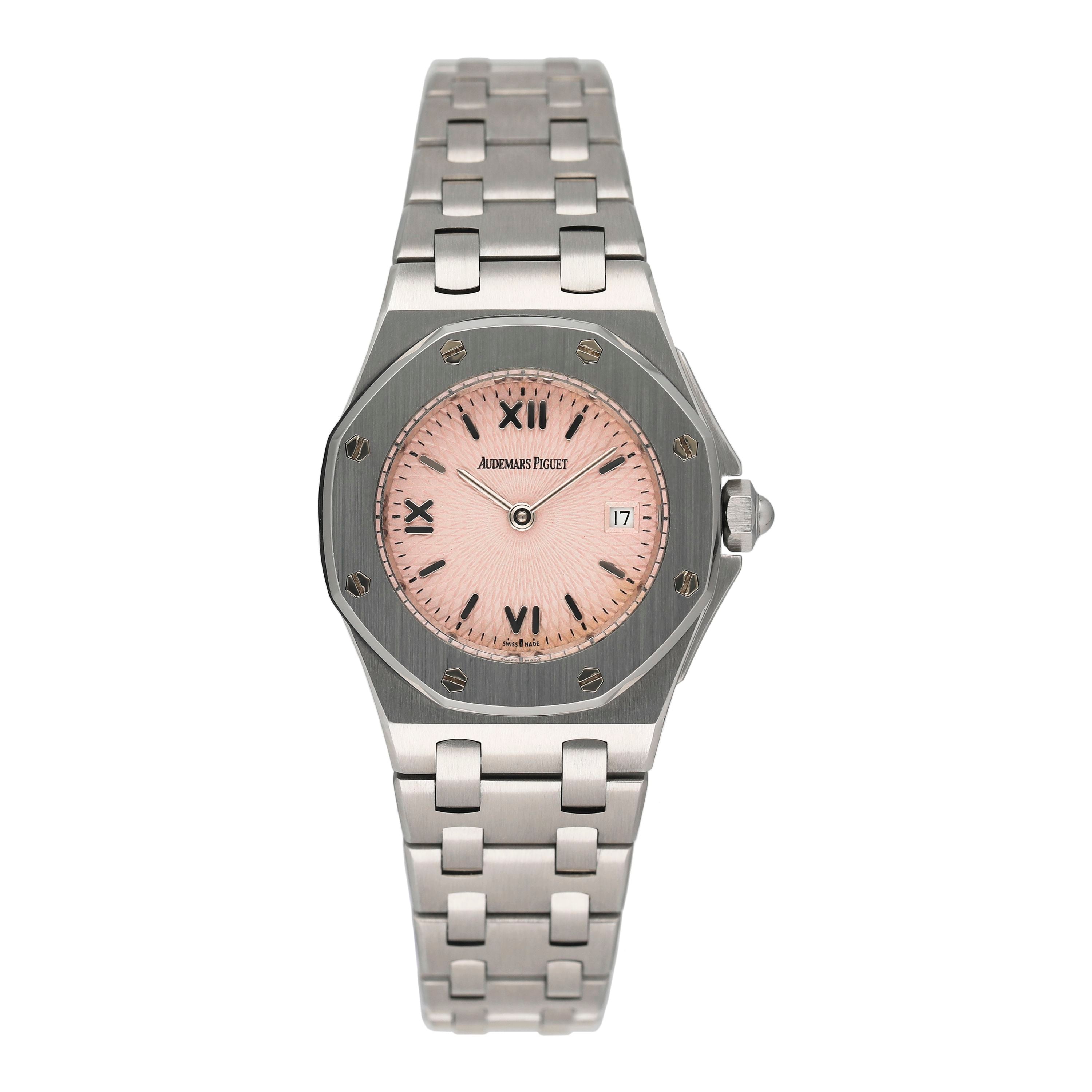 Audemars Piguet Royal Oak 67150ST Pink Dial Ladies Watch – Phigora