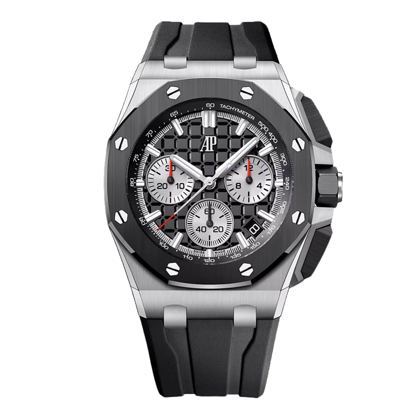 Audemars Piguet Royal Oak Offshore 26420SO Black Dial Mens Watch Box Papers