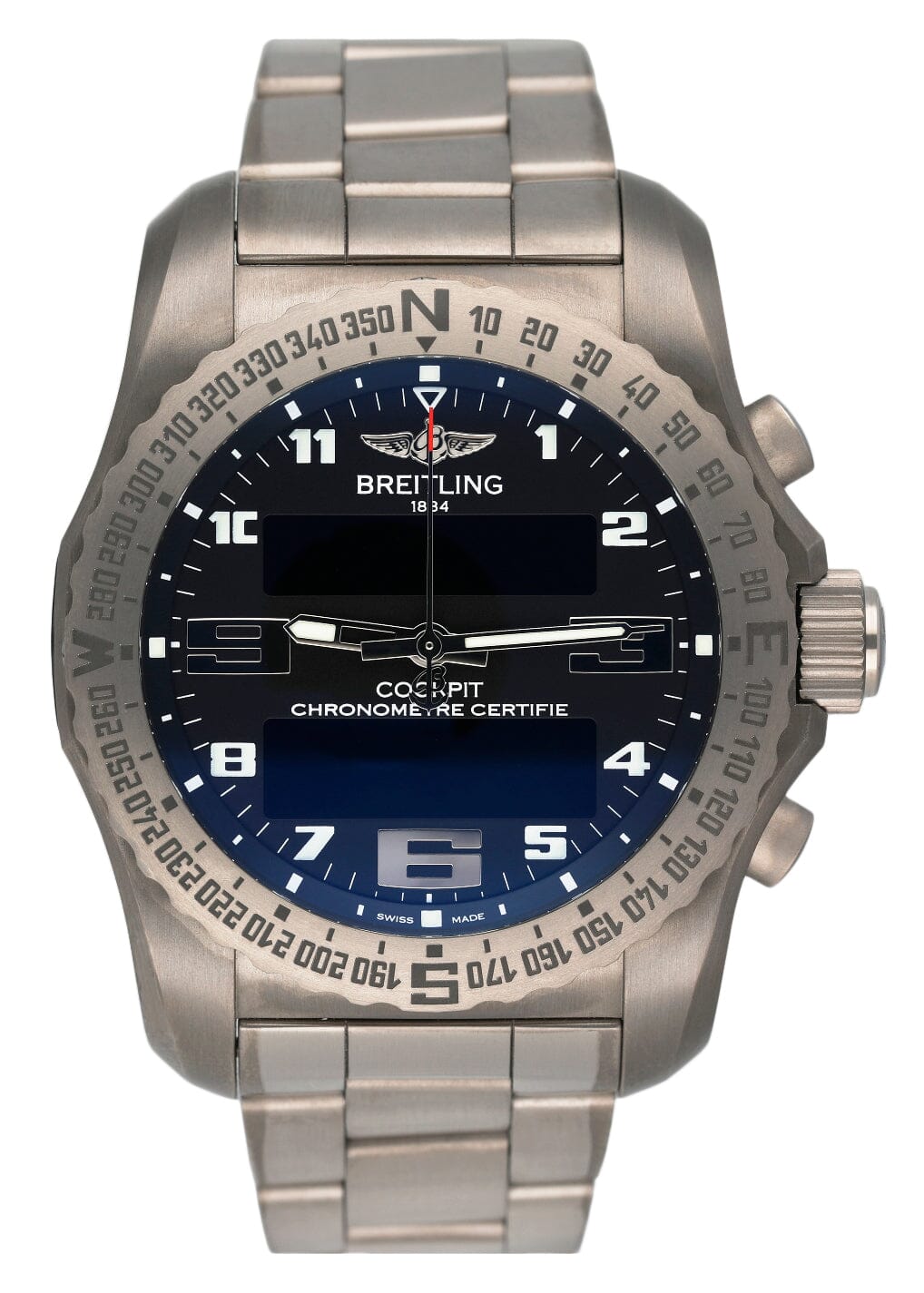 Breitling Cockpit B50 EB5010 Titanium Mens Watch | Phigora