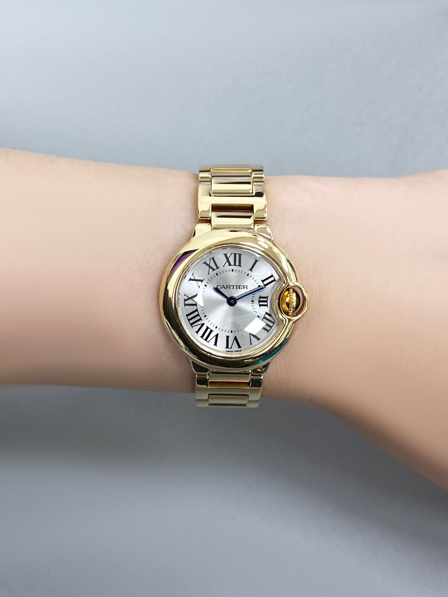 Cartier Ballon Bleu W69001Z2 18K Yellow Gold Ladies Watch - Wristwatch