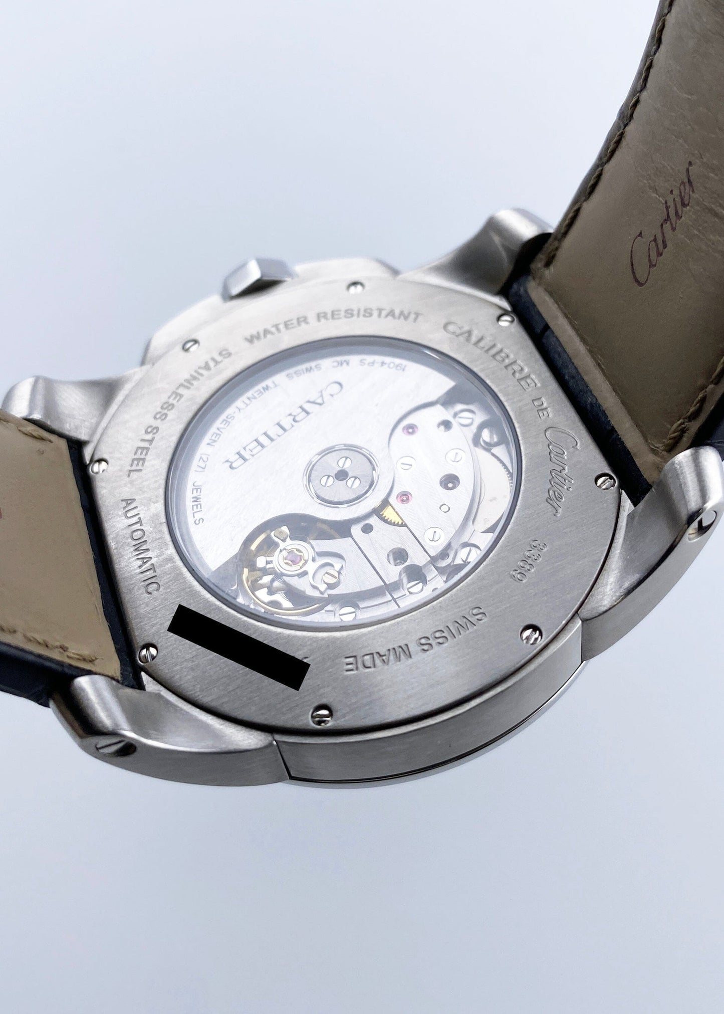 Cartier Calibre Large W7100015 Steel Mens Watch - Watches
