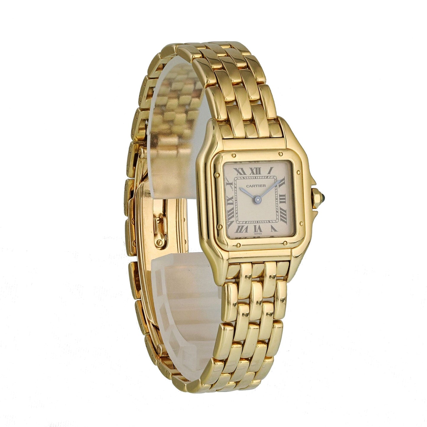 Cartier Panthere 1070 Yellow Gold Ladies Watch Box Papers - Wristwatch