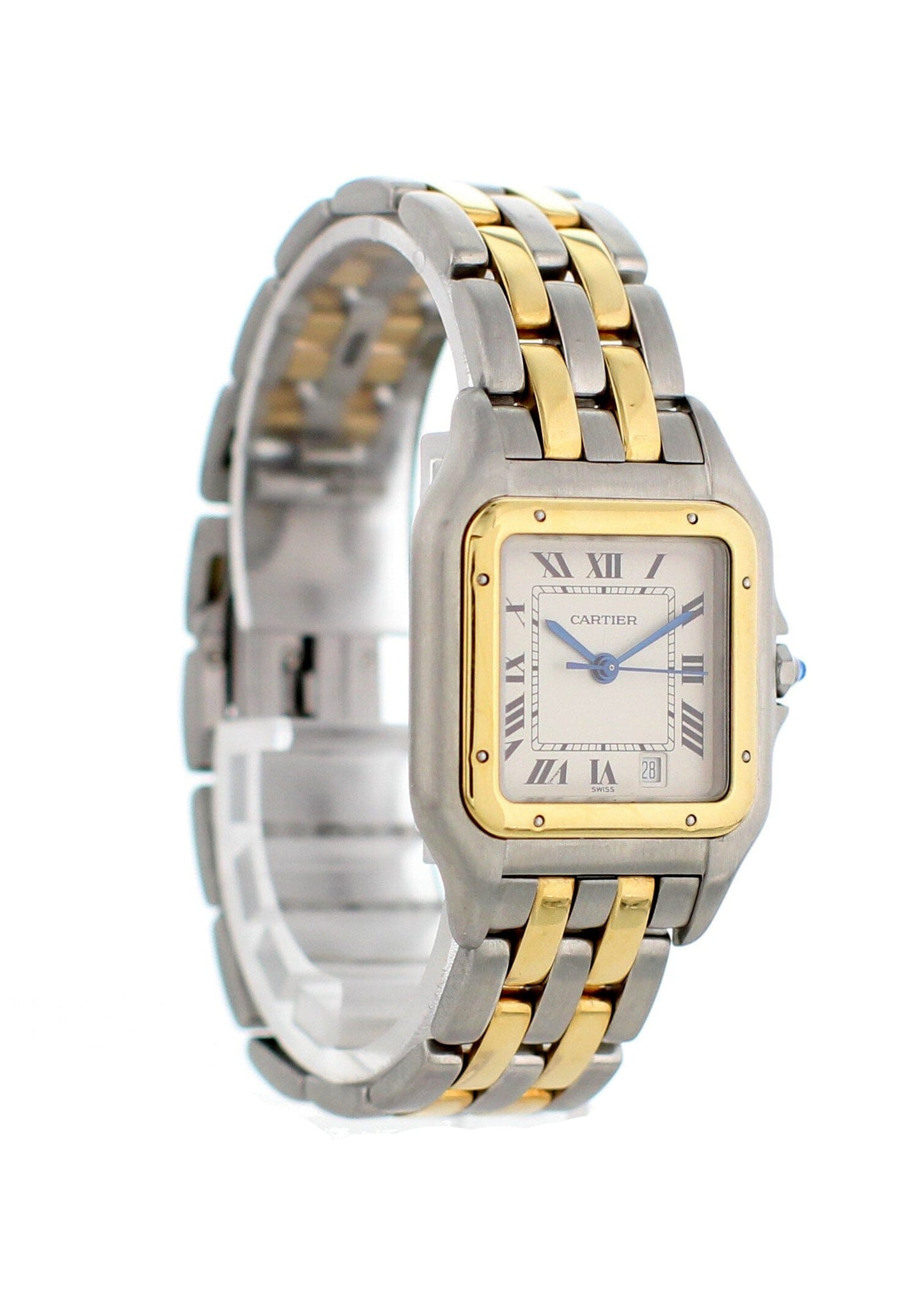Cartier Panthere 1120 Midsize Two Tone 18k Yellow Gold Watch - Wristwatch