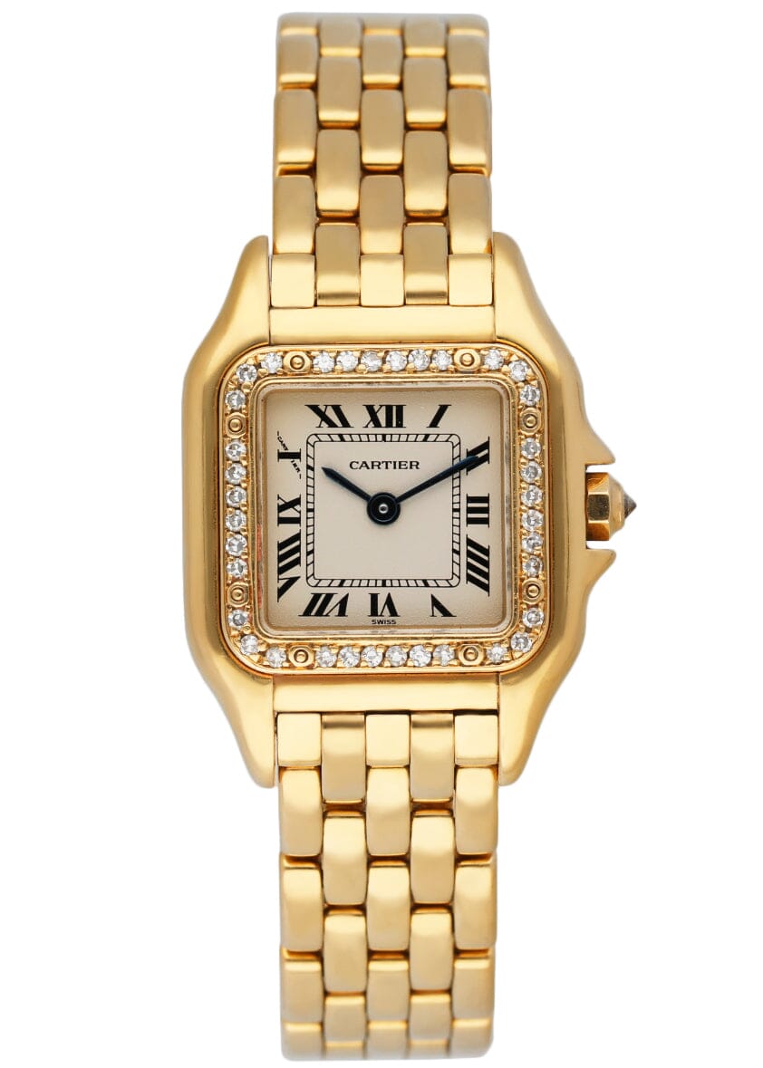 Cartier Panthere 8057915 18K Yellow Gold Diamonds Ladies Watch