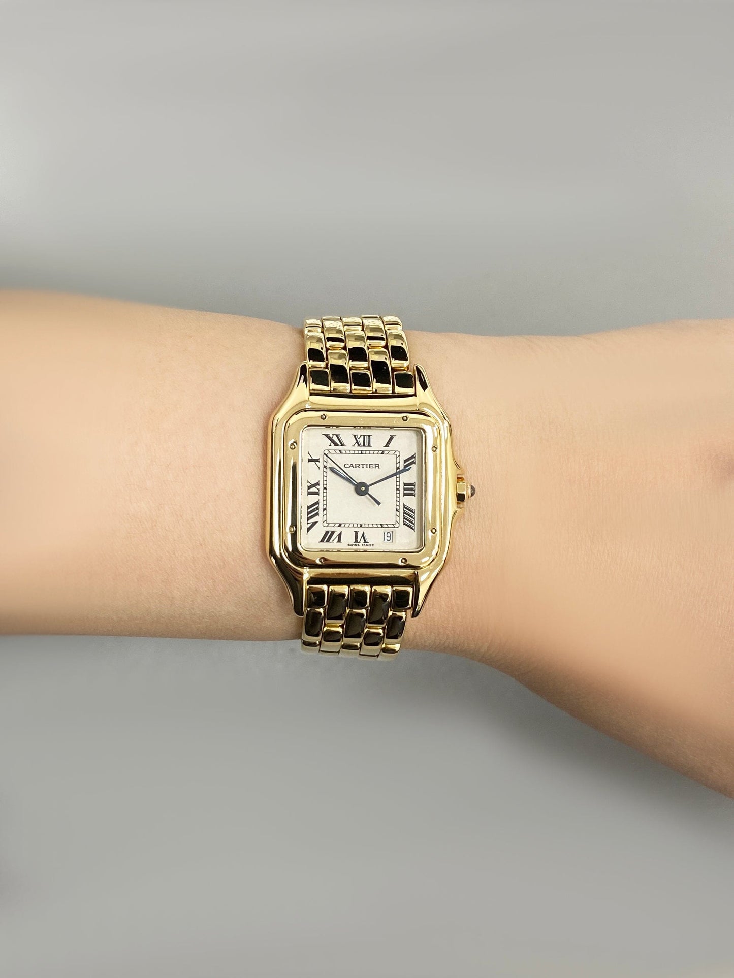 Cartier Panthere 8839 Midsize 18K Yellow Gold Ladies Watch - Watches
