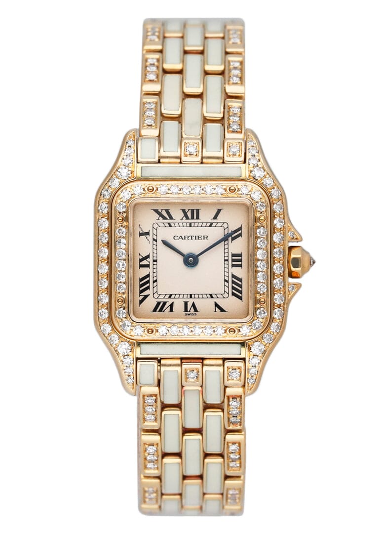 Cartier Panthere GGC98010 Diamond 18K Yellow Gold Ladies Watch