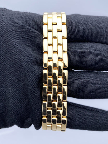 Cartier Panthere Large 883969 Diamond 18K Yellow Gold Watch