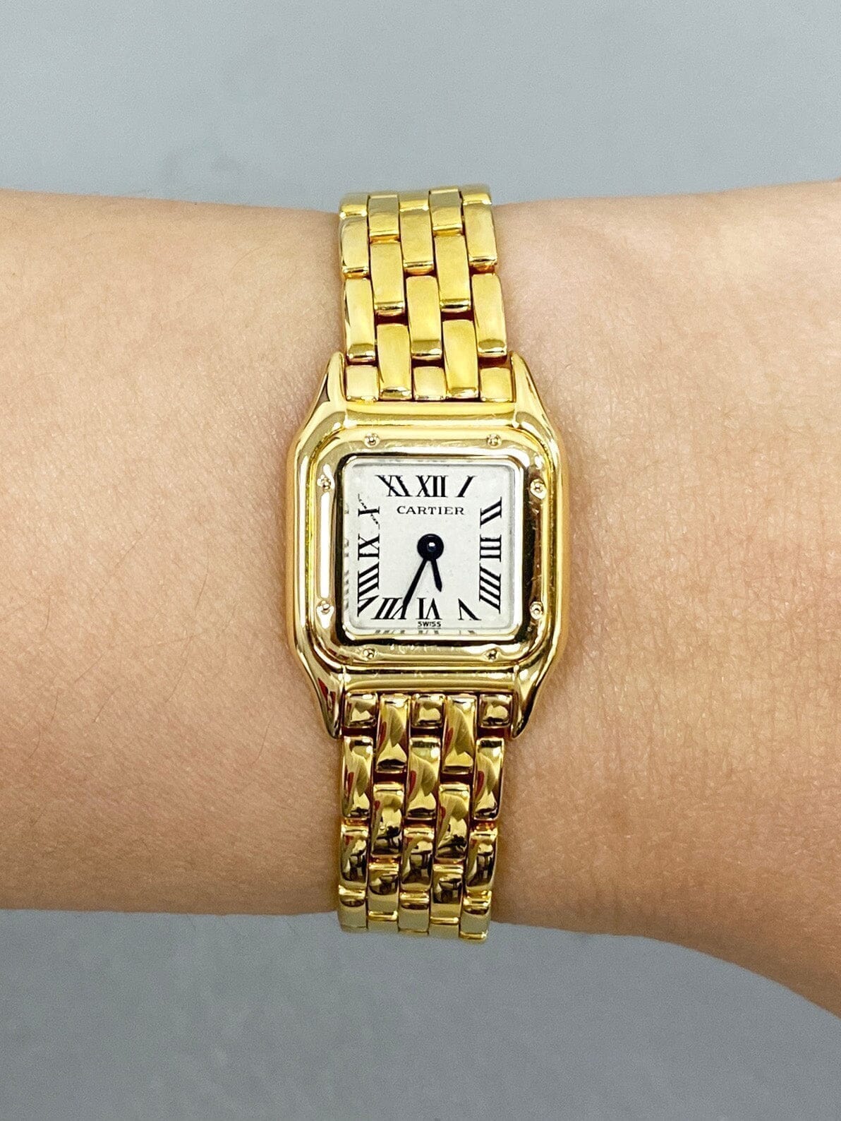 Cartier Panthere Mini W25034B9 18K Yellow Gold Ladies Watch - Watches