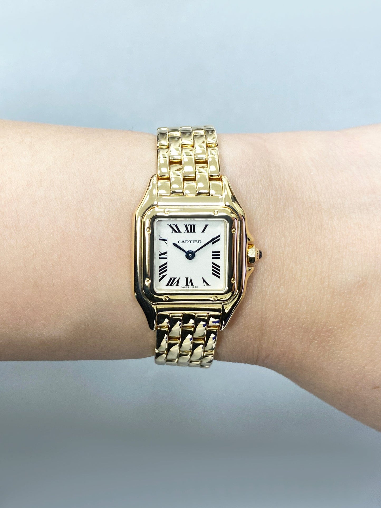 Cartier Panthere W25022B9 18K Yellow Gold Ladies Watch - Wristwatch