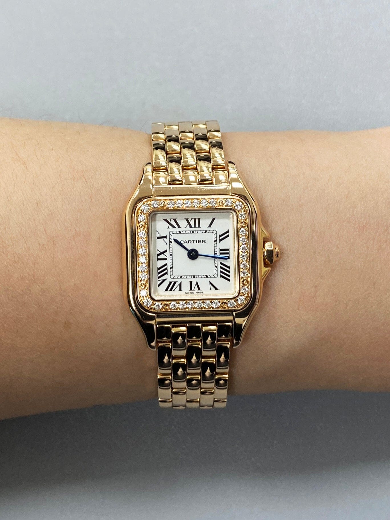 Cartier Panthere WJPN0008 Diamond 18K Rose Gold Ladies Watch Box/Papers - Virtual