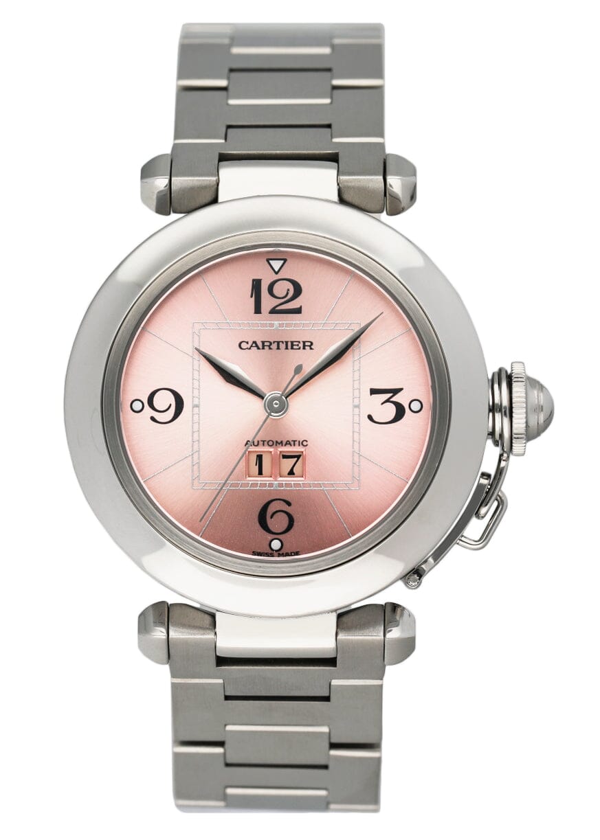 カルティエ パシャ メリディアン【pink lion】 カルティエ パシャC GMT [W3107C99] ピンクシェル 2004年 クリスマス