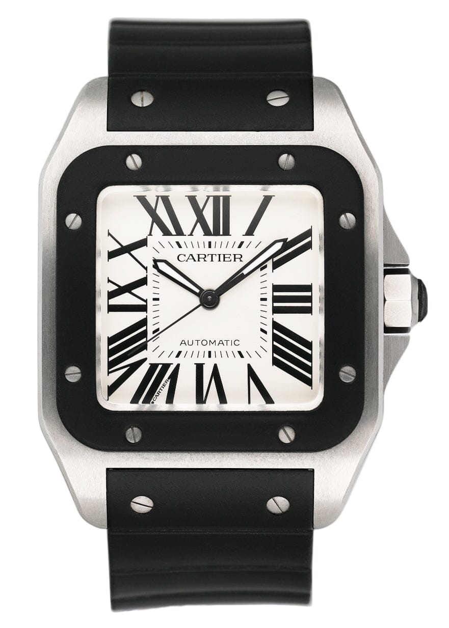 Cartier Santos 100 W20121U2 Large Mens Watch Box Papers – Phigora