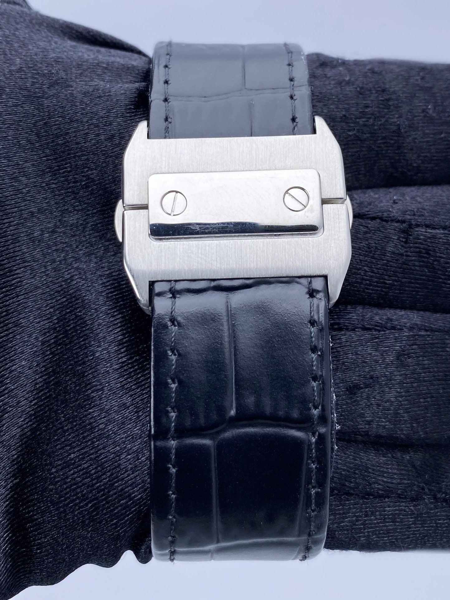 Cartier Santos-100 XL W20073X8 Stainless steel Mens Watch Box Papers - Wristwatch