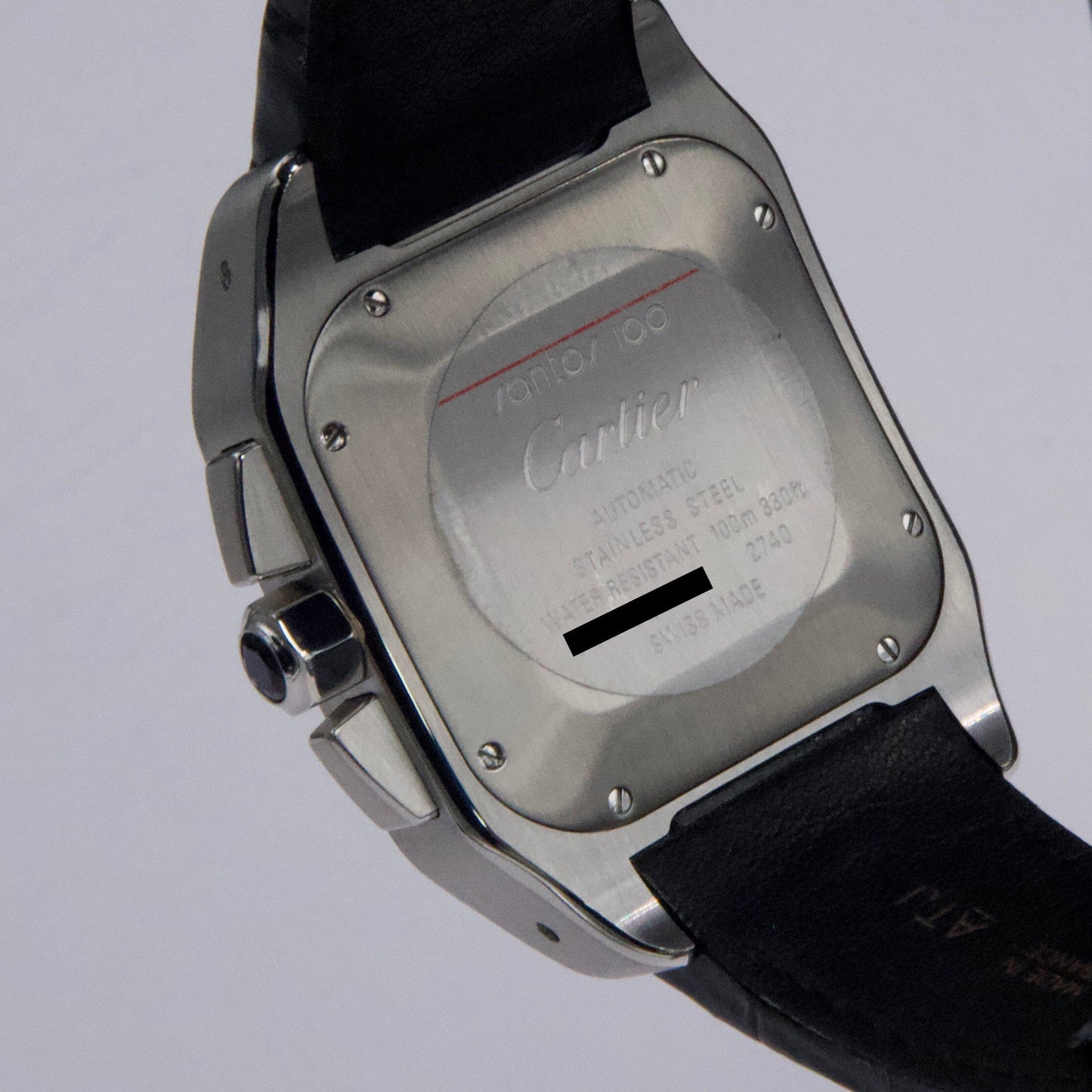Cartier Santos-100 XL W20090X8 Chronograph Steel Mens Watch - Watches