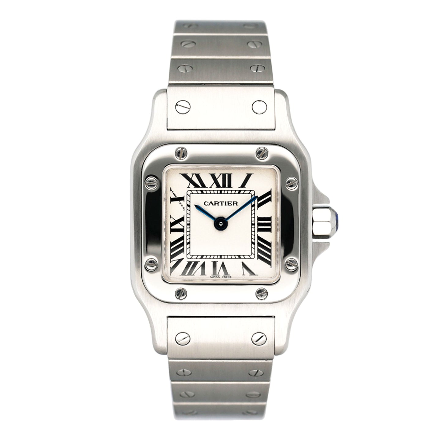 Cartier Santos Galbee W20056D6 Stainless Steel Ladies Watch Box Papers