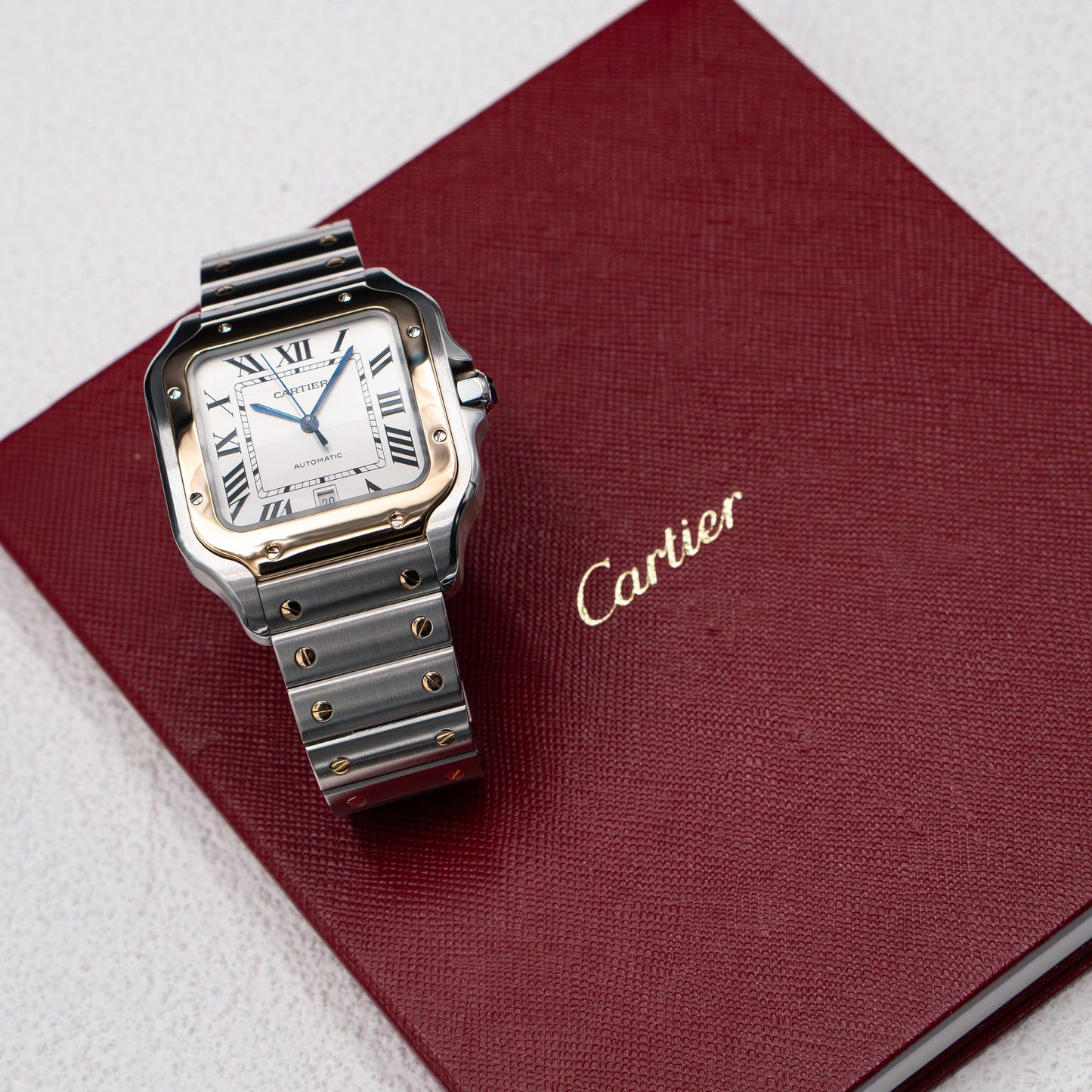 Cartier Santos W2SA0006 Large Size Mens Watch Box Papers - Virtual