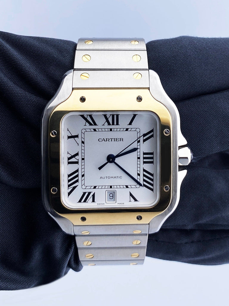 Cartier Santos W2SA0006 Large Size Mens Watch Box Papers