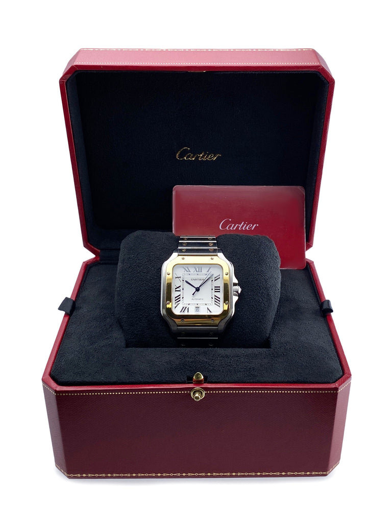 Cartier Santos W2SA0006 Large Size Mens Watch Box Papers