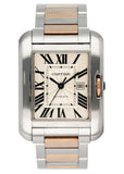 Cartier Tank Anglaise W5310007 Rose Gold & Stainless Steel Ladies Watch