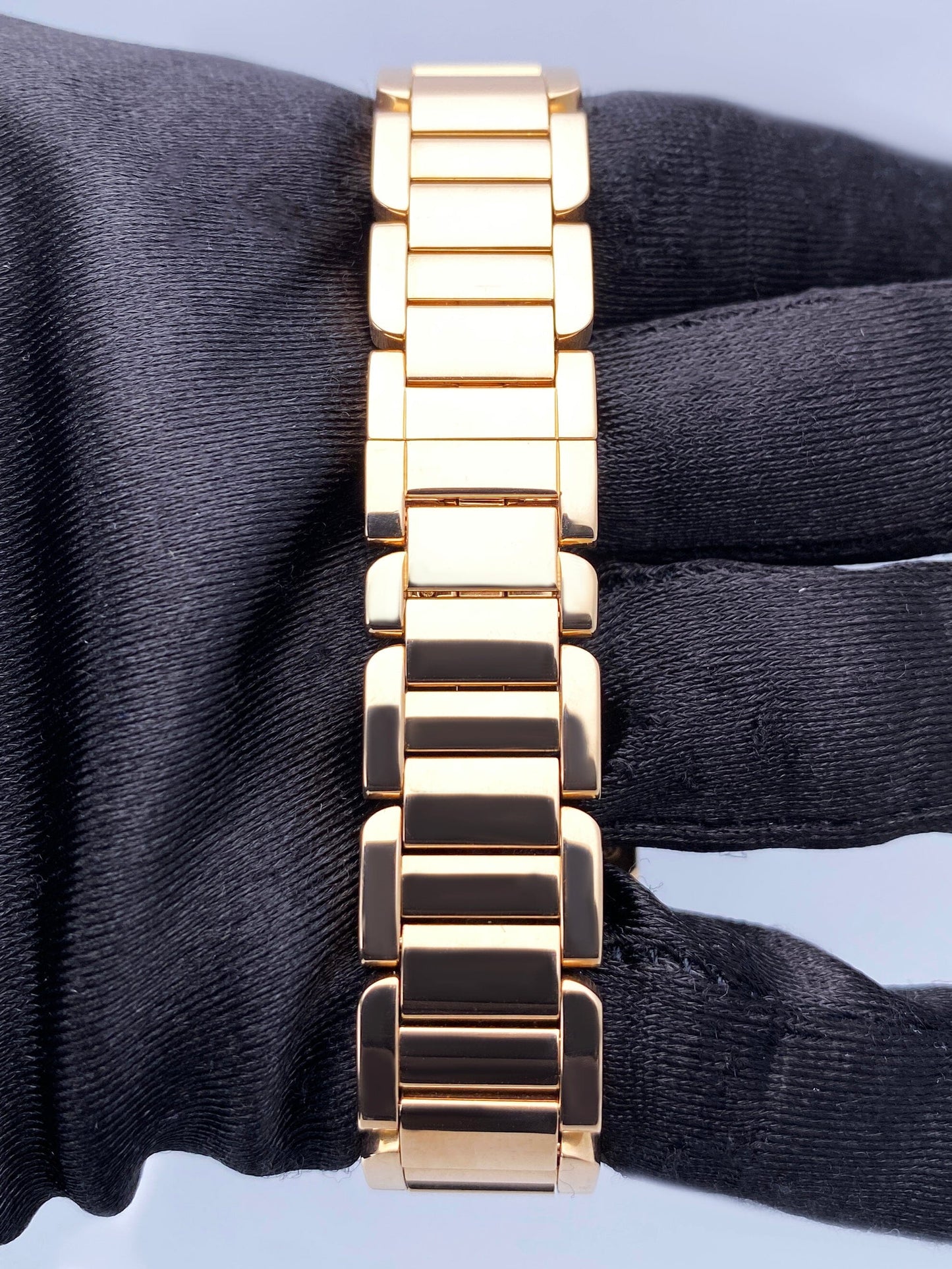 Cartier Tank Anglaise WJTA0004 Diamond Dial Ladies Watch Box Papers