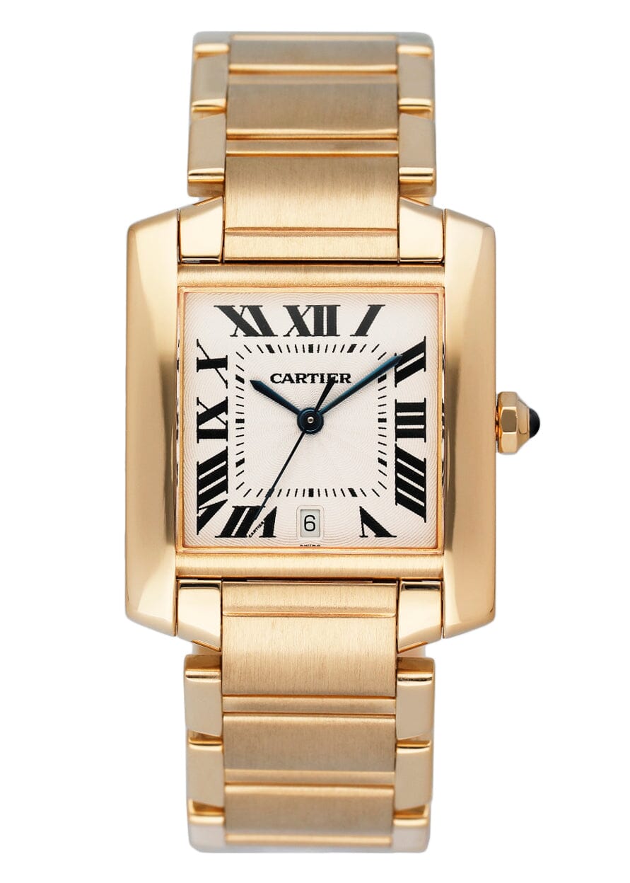 Cartier Tank Francaise 1840 18K Yellow Gold Mens Watch – Phigora