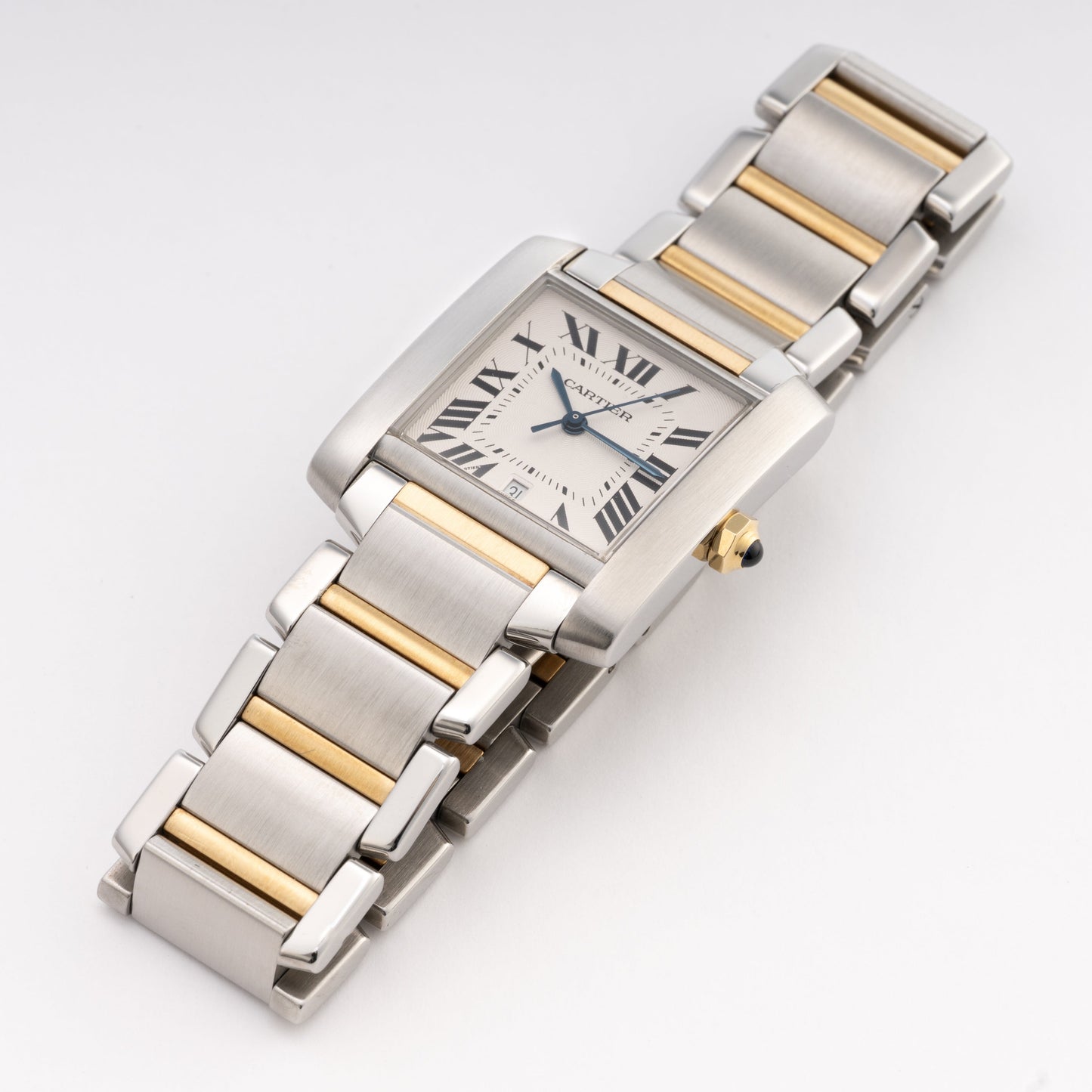 Cartier Tank Francaise W51005Q4 Two Tone Mens Watch - Watches