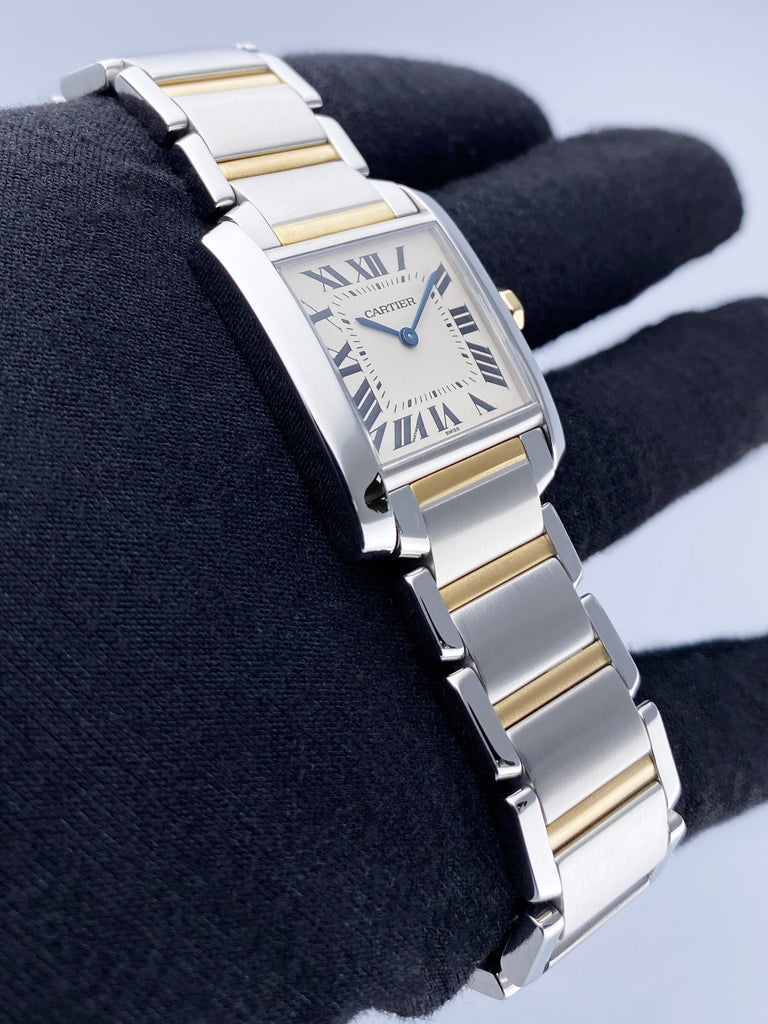 Cartier Tank Francaise SM W51028Q3 2コマ Cartier Tank Francaise W51006Q4 Two-Tone Midsize Ladies Watch