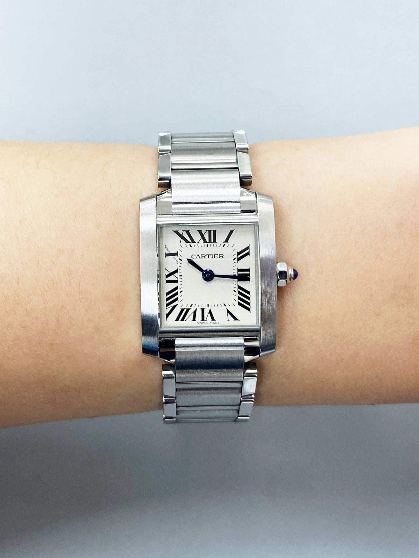 Cartier Tank Francaise W51008Q3 Stainless Steel Ladies Watch - Virtual