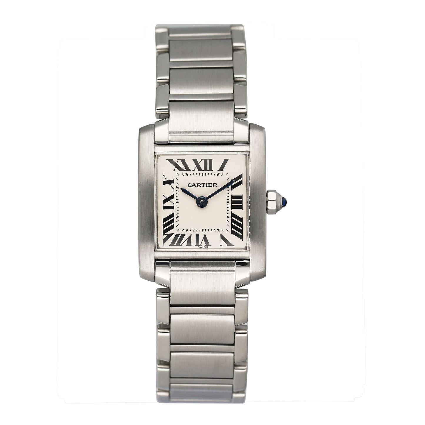 Cartier Tank Francaise W51008Q3 Stainless Steel Ladies Watch - Watches