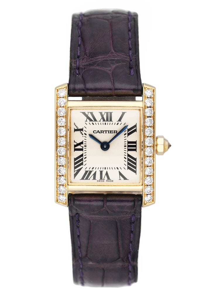 Cartier Tank Francaise WE100151 Diamond 18k Yellow Gold – Phigora