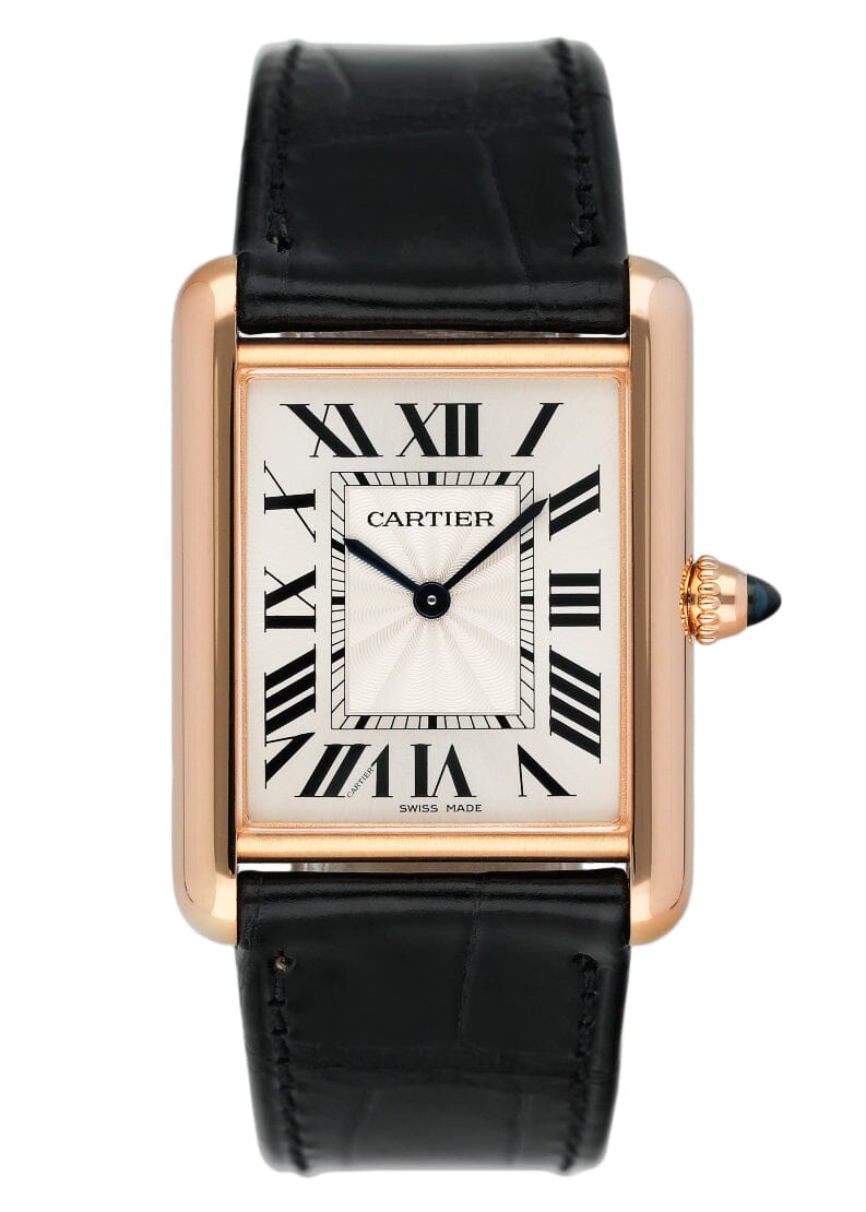Cartier Tank Louis Large WGTA0011 18K Rose Gold Mens Watch – Phigora