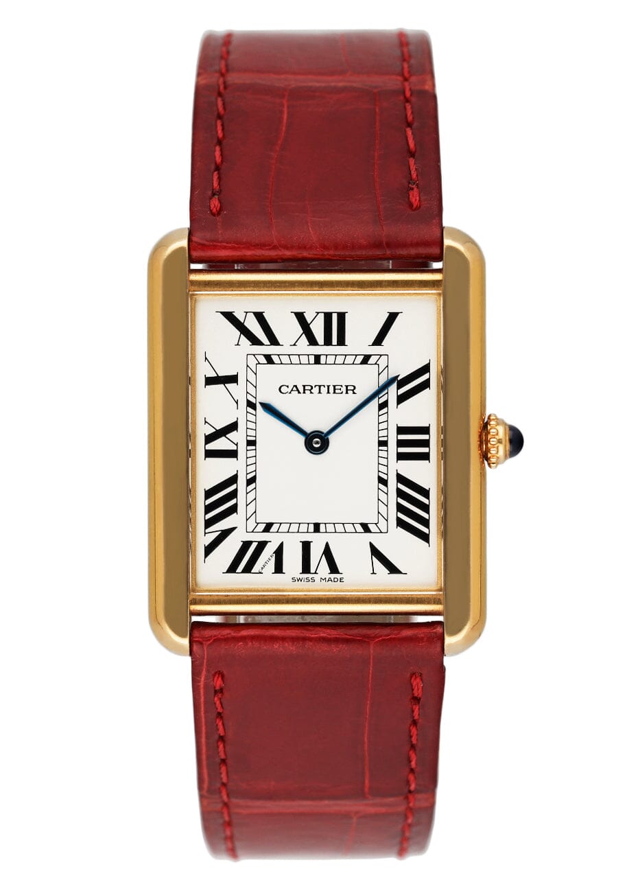 Cartier Tank Solo W1018855 18K Yellow Gold Ladies Watch – Phigora
