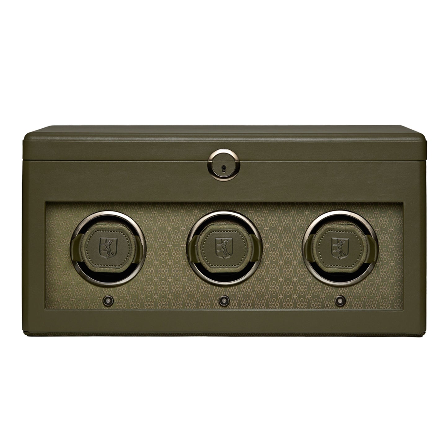 Earth Triple Watch Winder - Olive