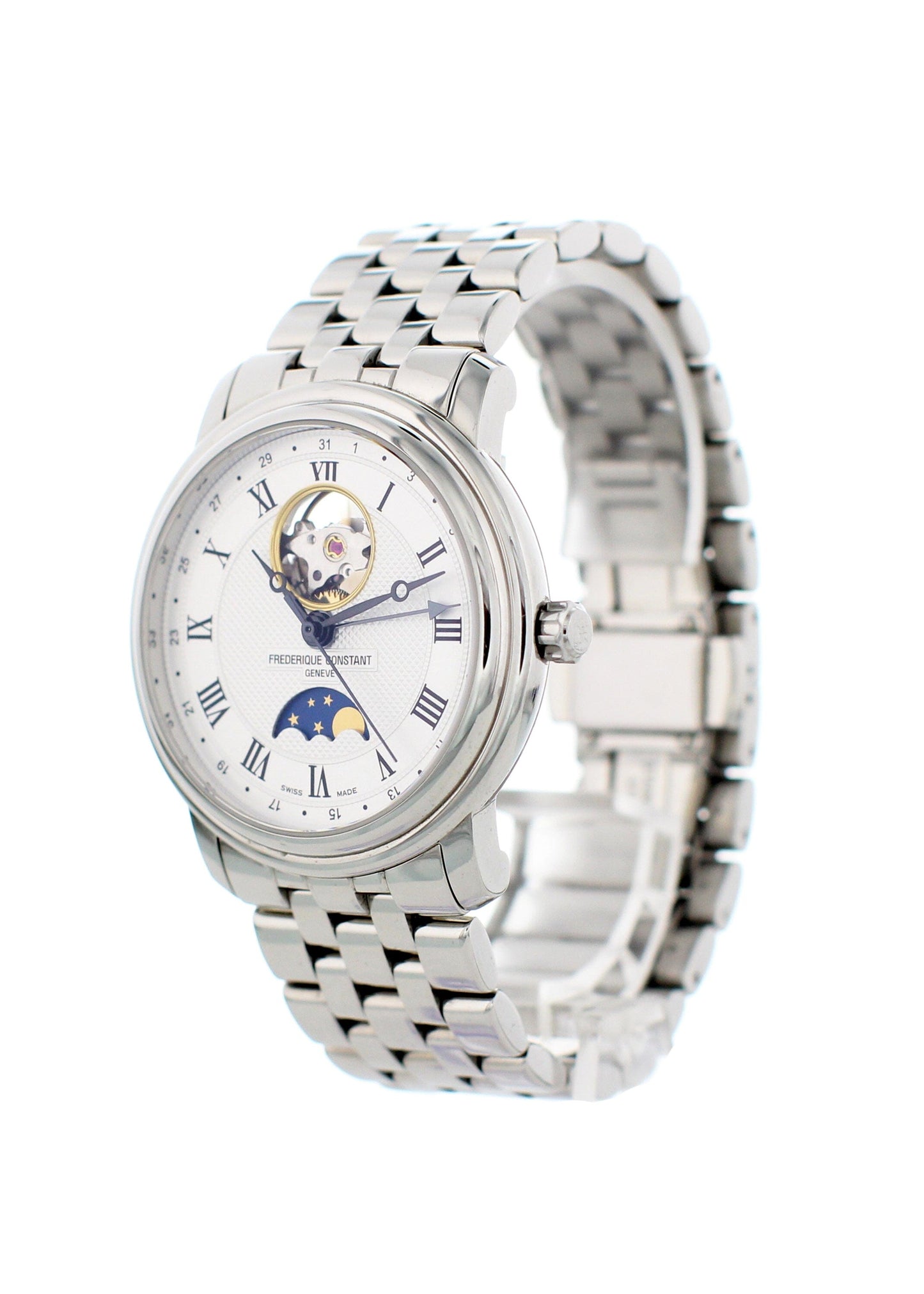 Frederique Constant Classic Moonphase 335MC4P6B2 Original Box - Wristwatch