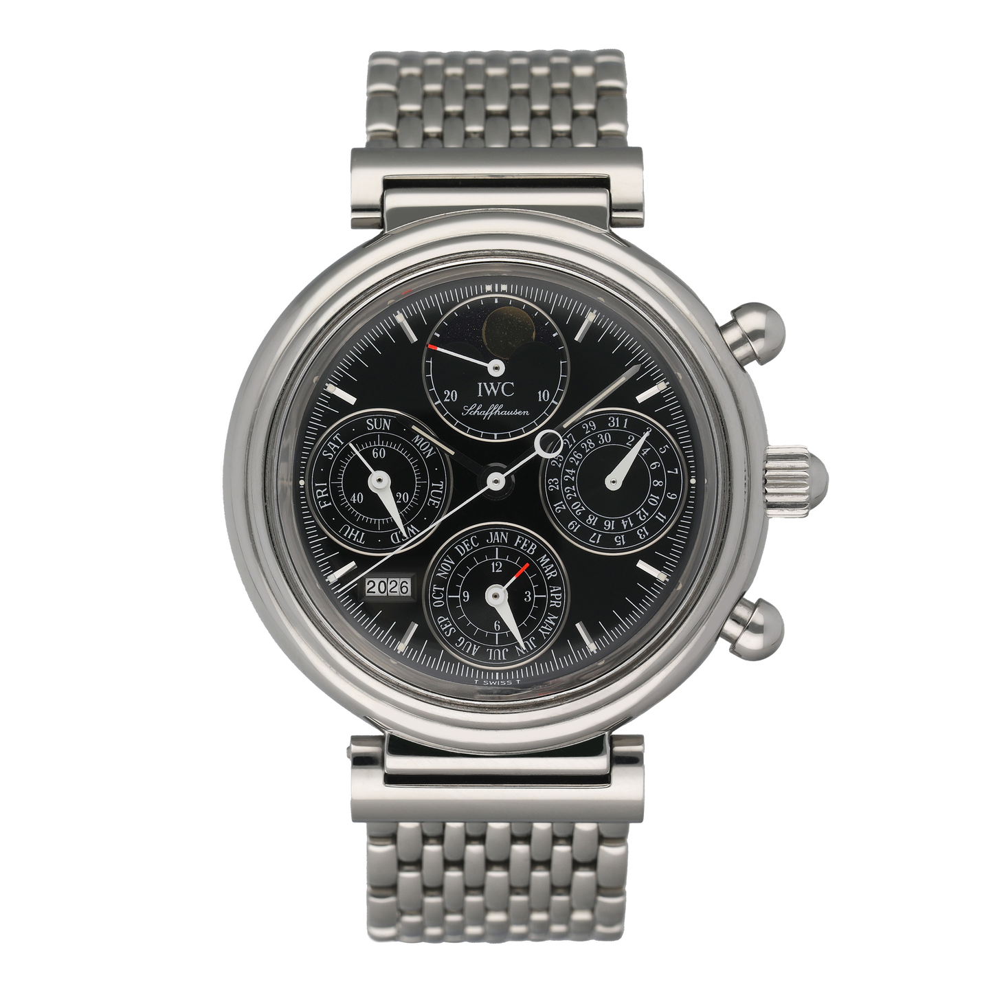 IWC Da Vinci Perpetual Calendar IW375034 Black Dial Mens Watch Box Papers - Watches