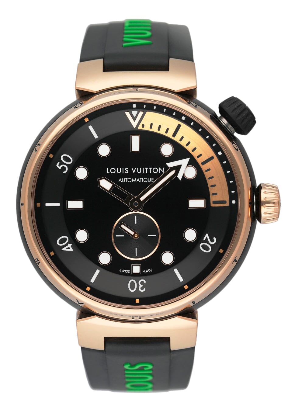 Louis Vuitton Tambour Street Drive QA123A Mens Watch | – Phigora