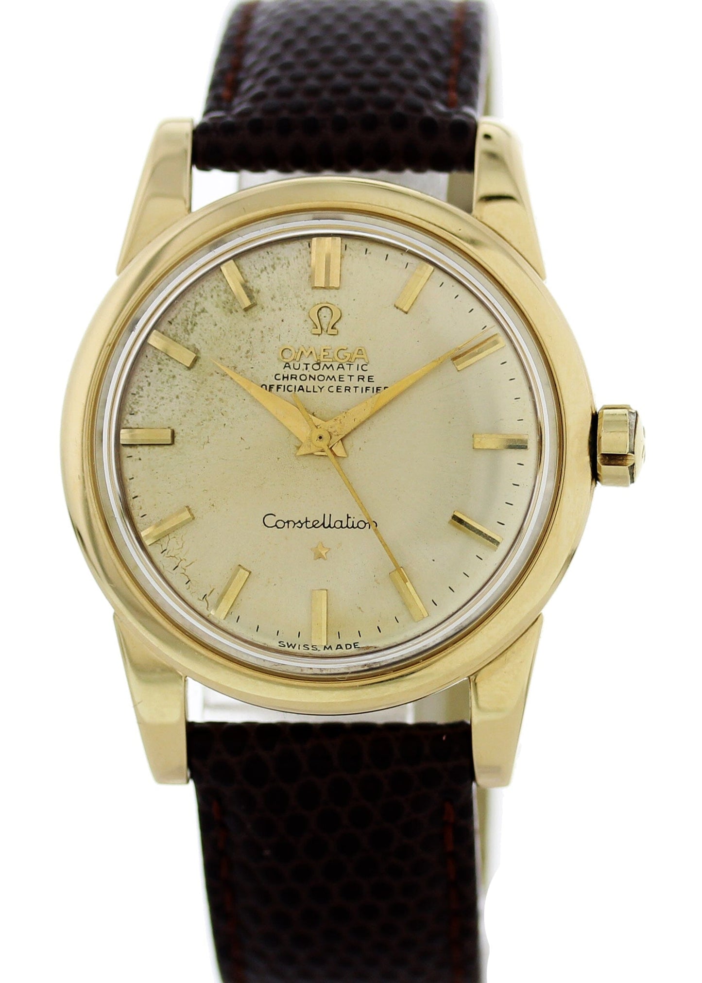 Omega Constellation 2320 14K Yellow Gold Vintage Watch - Wristwatch