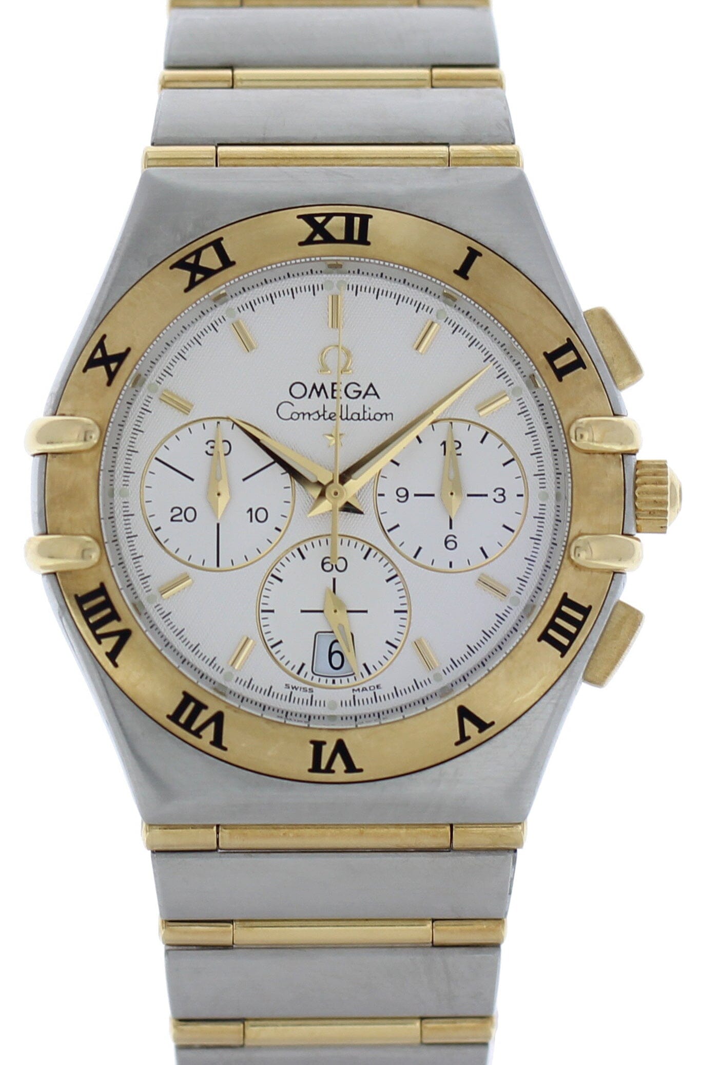 Omega Constellation Chronograph 1242.30.00 Yellow Gold & Steel - Watches