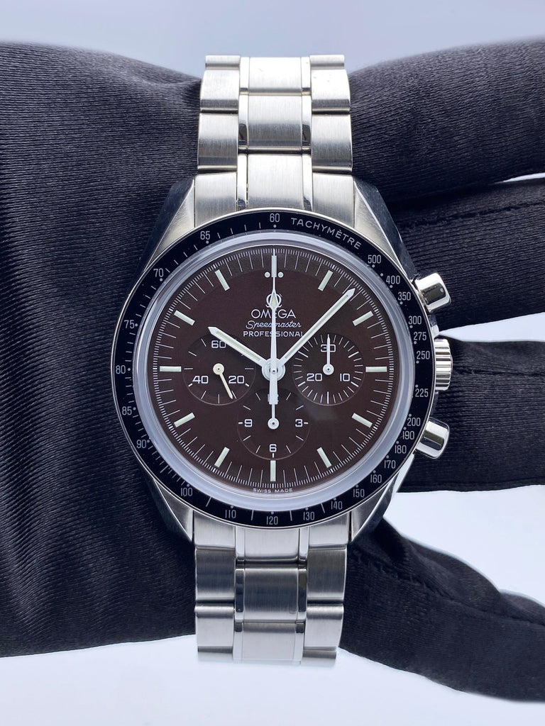 Brown Dial Speedmaster Chocolate Omega Speedmaster Moonwatch