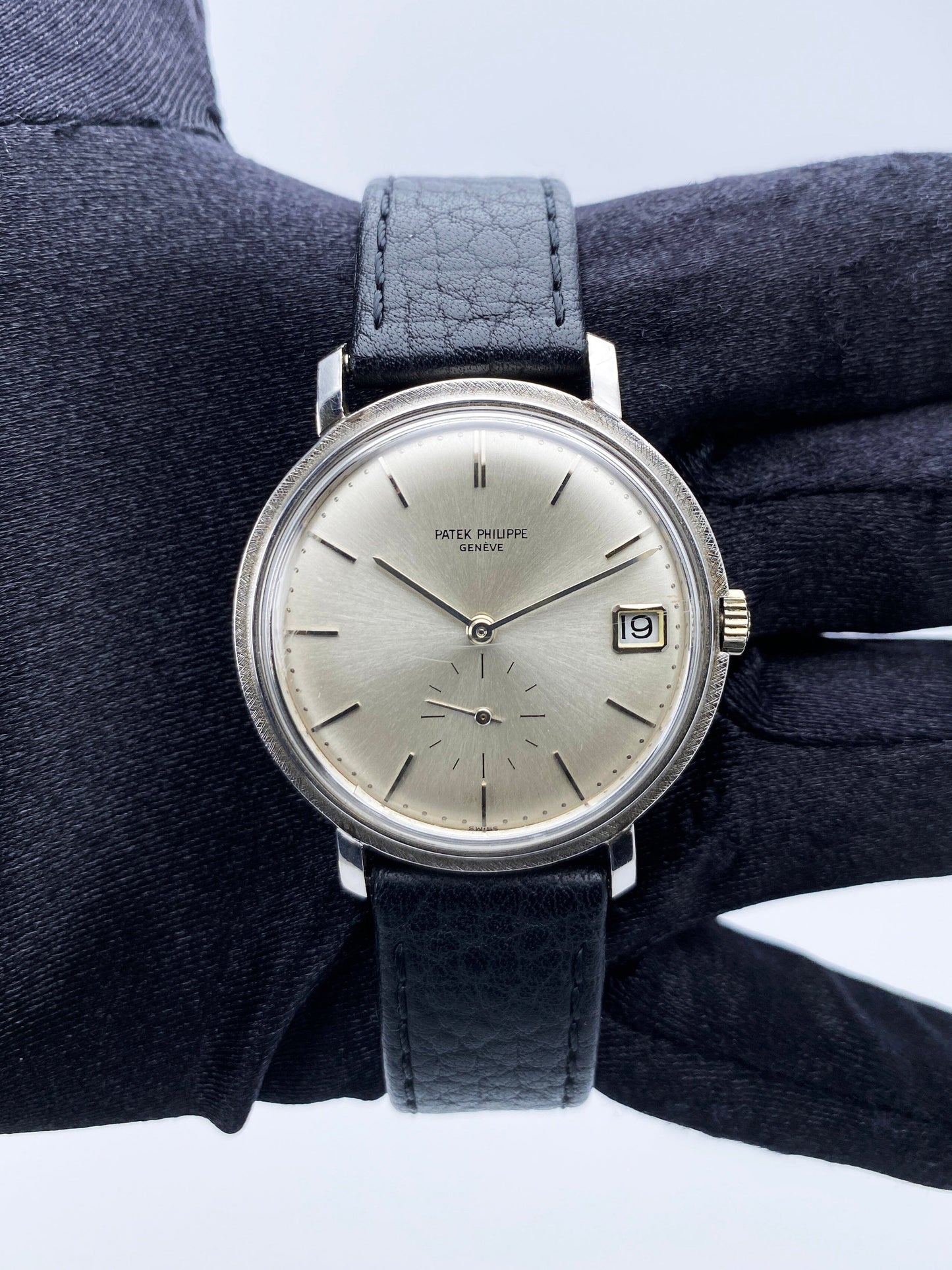 Patek Philippe Calatrava 3445G 18K White Gold Mens Watch