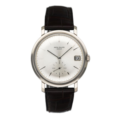 Patek Philippe Calatrava 3445G 18K White Gold Mens Watch