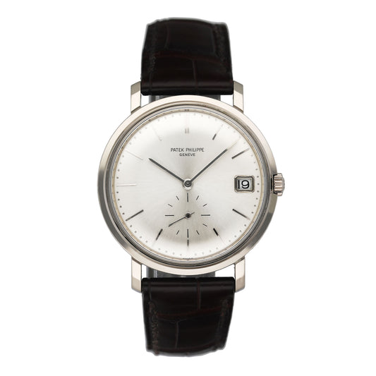 Patek Philippe Calatrava 3445G 18K White Gold Mens Watch