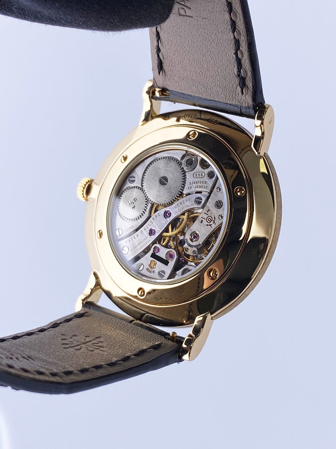 Patek Philippe Calatrava 5119J 18K Yellow Gold Mens Watch With Papers - Wristwatch